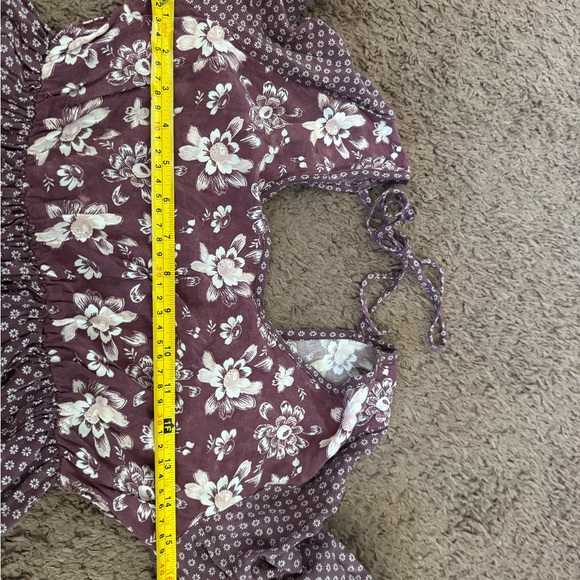 2 FOR $20 Tokyo Darling Boho Dress Purple Peasant Style Rayon Cottagecore XS - Picture 9 of 10
